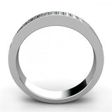 1.5ct Round Diamond Half Eternity Anniversary Wedding Ring 14k White Gold Over