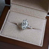 2ct Marquise Cut Diamond Engagement Ring Classic Solitaire 14k White Gold Finish