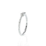 1Ct Baguette Cut Diamond Slim Minimalist Wedding Ring Band 14K White Gold Finish