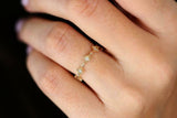 Antique Full Eternity Wedding Band 1ct Round Cut Diamond 14k Yellow Gold Finish