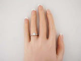 2ct Round Cut Diamond Engagement Ring Baguette Accent Trilogy 14k WhiteGold Over