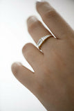 1.2ct Baguette Cut Diamond Engagement Ring 14k Yellow Gold Over Stylish Art Deco