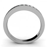 1ct Round Cut VVS1D Diamond Half Eternity Wedding Ring 14k White Gold Finish