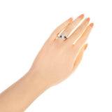 2ct Radiant Diamond Engagement Ring Sapphire Accent Trilogy 14k White Gold Over