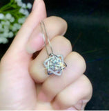 2ct Round Cut VVS1D Diamond Pendant Star of David 14k White Gold Finish NO CHAIN