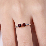 Heart Cut Red Garnet Bow Design Engagement Ring Valentine 14k White Gold Finish