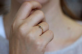 0.2ct Round Cut Black Diamond Engagement Ring 14k Yellow Gold Finish Bird Skull