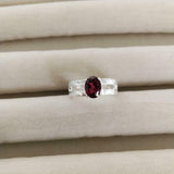 2ct Engagement Ring Oval Cut Pink Ruby Split Shank Women 14k White Gold Finish