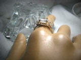 Five Stone Engagement Ring 2.5ct Emerald Cut VVS1D Diamond 14k White Gold Finish