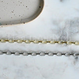 5ct Round Cut Moissanite Pave Link Dainty Stacking Bracelet 14k Gold Plated