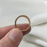 0.5ct Round Cut Moissanite Full Eternity Wedding Band 14K Yellow Gold Plated