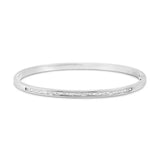 0.65ct Baguette Cut Diamond Stylish Row Bangle Bracelet 14K Yellow Gold Finish