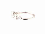 1ct Baguette Cut VVS1 Diamond Art Deco Unique Womens Ring 14k White Gold Finish