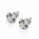 2.5ct Stud Earrings Marquise Cut Diamond Cocktail Design 14k White Gold Finish