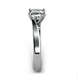 1ct Princess Cut VVS1D Diamond Solitaire Engagement Ring 14k White Gold Finish