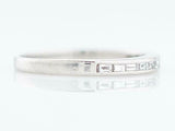 0.33ct Baguette Cut Diamond Channel Set Half Eternity Band 14k White Gold Finish