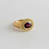 1.5ct Oval Cut Pink Ruby Engagement Ring Braided Halo 14k Yellow Gold Finish