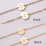 Custom Adjustable Medical Alert ID Bracelet Unisex 14k Yellow Gold Plated