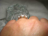 Trilogy Solitaire Engagement Ring 2.5ct Radiant Cut Diamond 14k WhiteGold Finish