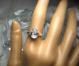 Split Shank Solitaire Engagement Ring 2ct Pear Cut Diamond 14k White Gold Finish