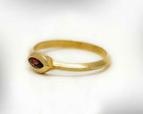 1ct Marquise Cut Pink Ruby Solitaire Women Engagement Ring 14k YellowGold Finish