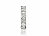 5ct Multi Cut Diamond Gatsby Cocktail Full Eternity Band 14k White Gold Finish