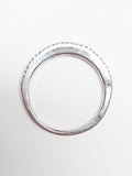 5Ct Baguette Cut Diamond Half Eternity Gatsby Wedding Band 14K White Gold Finish