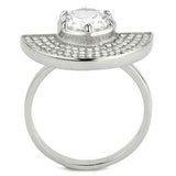 3Ct Round Cut Diamond Egyptian Princess Art Deco Ring 14K White Gold Finish