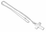 1ct Round Cut VVS1D Diamond Zwide Plain Pendant with Chain 14k White Gold Finish