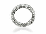 5ct Multi Cut Diamond Gatsby Cocktail Full Eternity Band 14k White Gold Finish