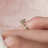 1ct Round Cut Moissanite Full Eternity Women Wedding Band 14k Yellow Gold Plated