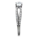 1.5Ct Oval Cut Diamond Unique Split Band Engagement Ring 14K White Gold Finish