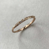 Twisted Infinity Wedding Ring Band 0.6ct Round Cut Diamond 14k YellowGold Finish