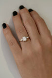 1.2ct Baguette Cut Diamond Engagement Ring 14k Yellow Gold Over 5 Stone Art Deco