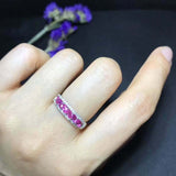 1.5ct Marquise Cut Pink Sapphire Wedding Band Half Eternity 14k WhiteGold Finish