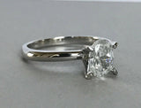 Solitaire Promise Engagement Ring 1ct Oval Cut VVS1 Diamond 14k WhiteGold Finish