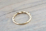 2ct Round Cut Diamond Wedding Band Twisted Rope Infinity 14k Yellow Gold Finish