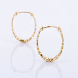 3.5ct Round Cut Diamond Cocktail Inside Out Hoop Earrings 14k Yellow Gold Finish