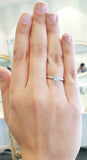 1ct Cushion Cut Diamond Engagement Ring Classic Solitaire 14k White Gold Finish