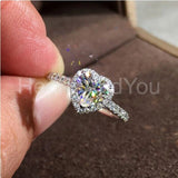 1.2ct Heart Cut Simulated Diamond Halo Engagement Ring 14k White Gold Plated