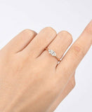 0.9ct Pear Cut VVS1 Diamond Engagement Ring 14k Rose Gold Finish Fancy Solitaire