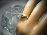 2.5ct Round Diamond Trilogy Engagement Ring 14k White Gold Over Peridot Accents