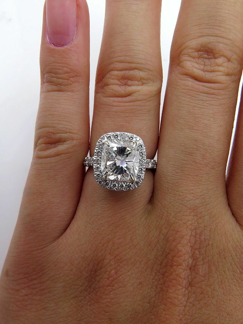 1.6 carat cushion cut shop diamond ring