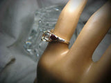 2ct Round Cut Diamond Trilogy Engagement Ring 14k White Gold Finish Ruby Accents