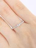 Solitaire with Accents Engagement Ring 1.2ct Baguette Diamond 14k WhiteGold Over