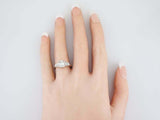 1.7ct Emerald Cut Diamond Solitaire Ring 14k White Gold Finish Trapezoid Accents