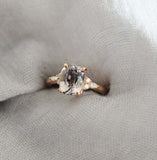 1.25ct Engagement Ring Oval Cut Diamond Petite Solitaire 14k Yellow Gold Finish