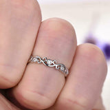 0.6ct Round Cut Diamond Wedding Band Filigree Vine Branch 14k White Gold Finish