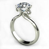 1.1ct Round Cut Diamond Stylish Solitaire Engagement Ring 14k White Gold Finish