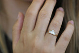 1.5ct Baguette Cut Diamond Bridal Set Band Engagement Ring 14k YellowGold Finish